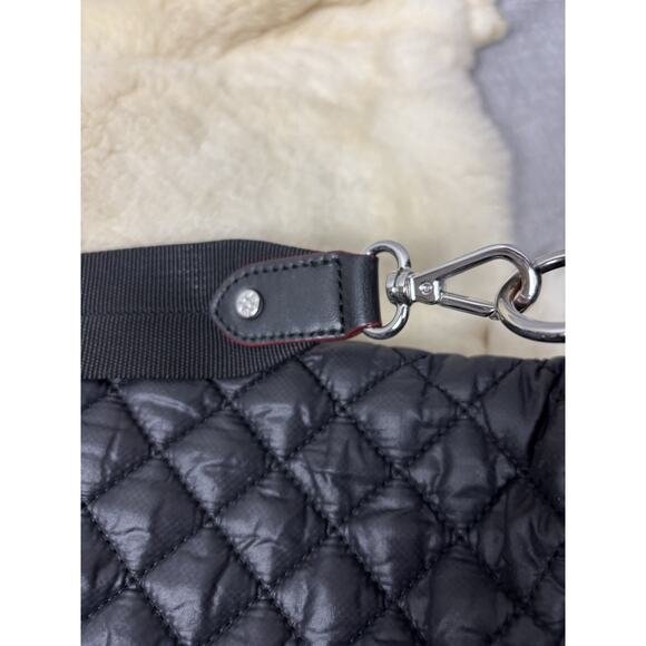 MZ Wallace Crossbody Metro Sling Bag Black Quilted Fanny - Picture 4 of 9